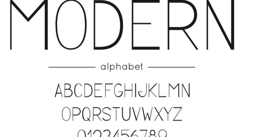 Characteristics of Modern Fonts You Need To Know.